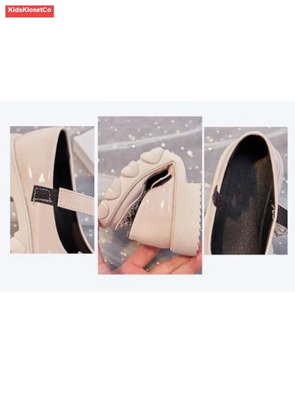 Girls Mary Jane Flats Slip On Platform Loafers School Dress Shoes